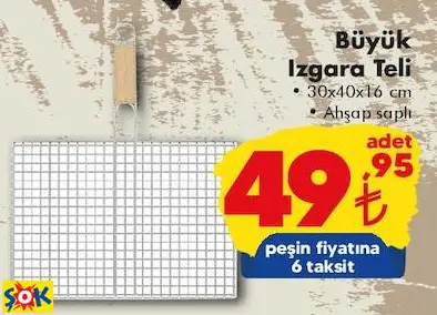 BÜYÜK IZGARA TELİ